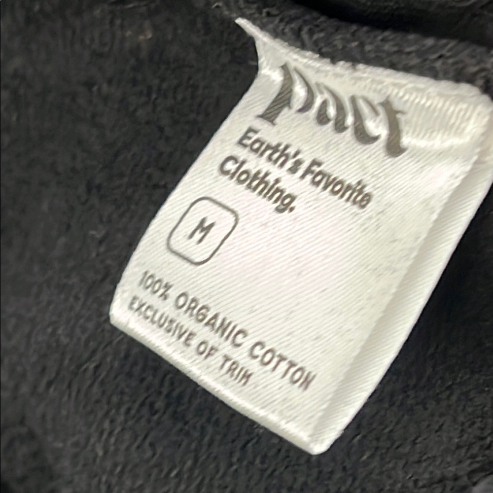 NEW‎ PACT M 100% Organic Cotton Joggers Black Unisex Sweatpants Pockets - Picture 5 of 15